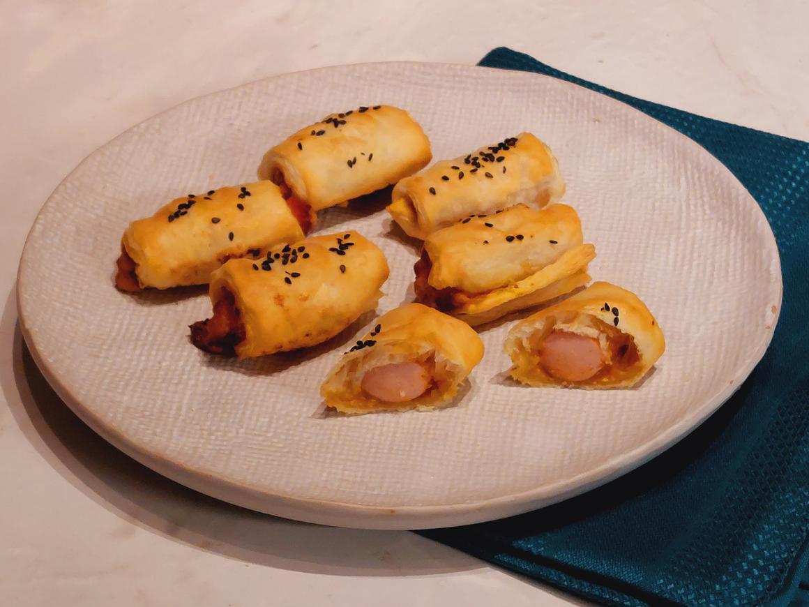 Mini-Wiener Würstchen im Teig