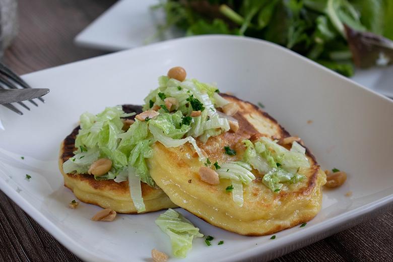 Kartoffelplätzchen mit Erdnüssen