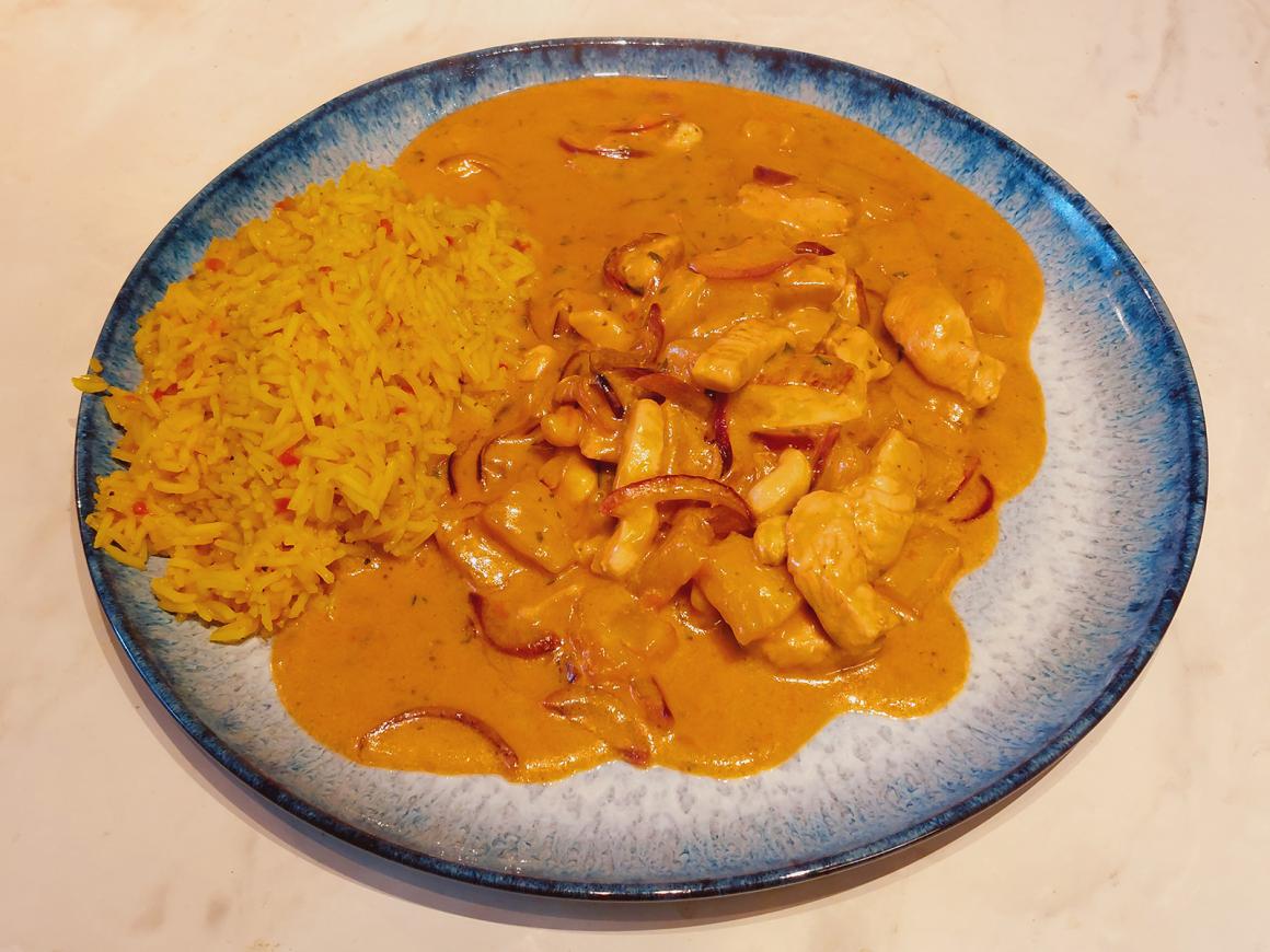 Hühnercurry süß-sauer