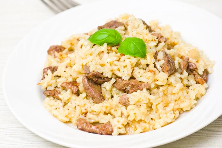 Risotto mit Leber
