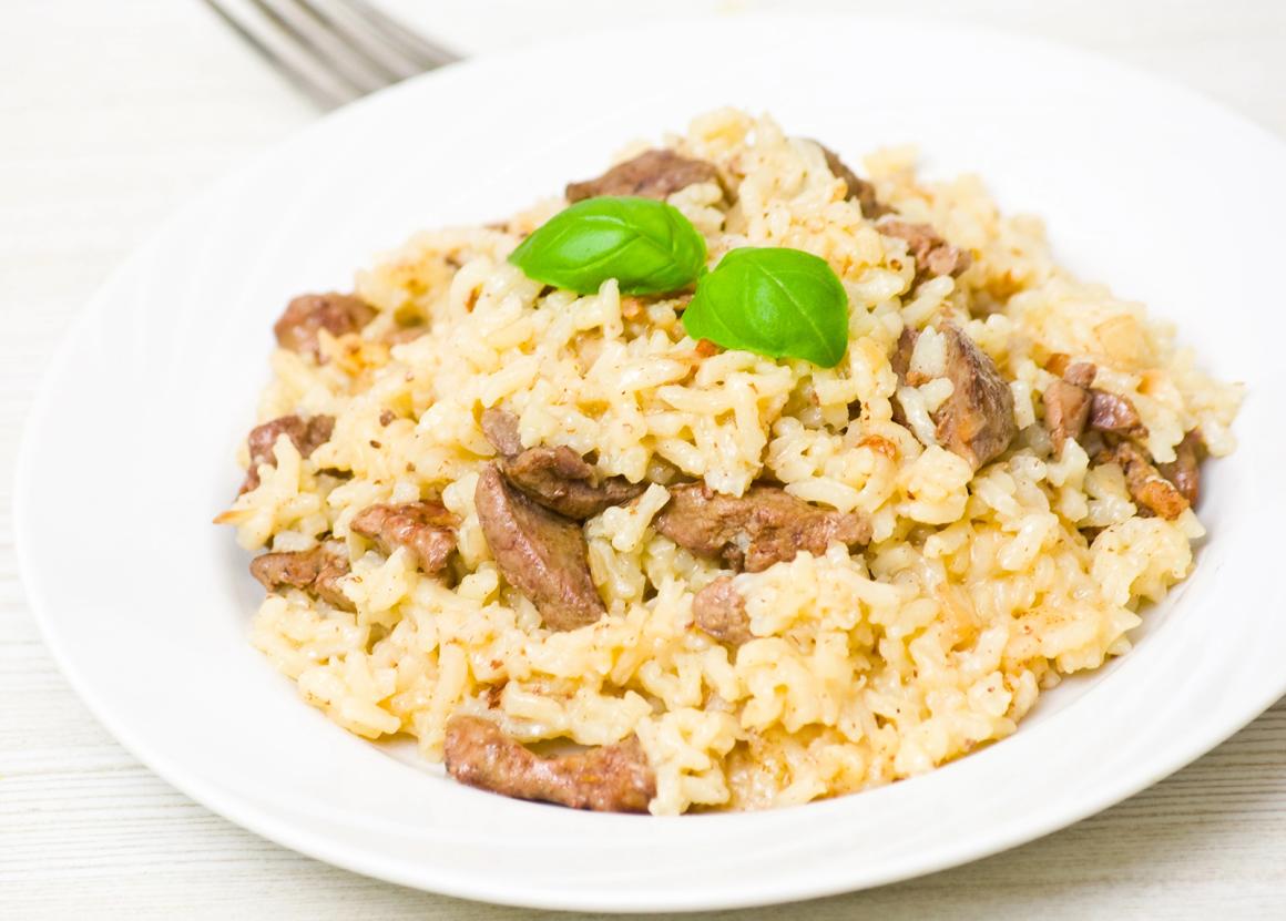 Risotto mit Leber