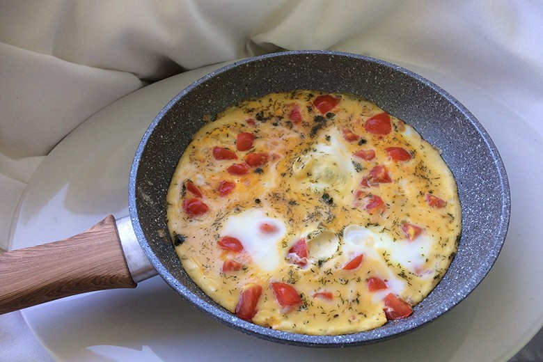 Tomaten mit Ei