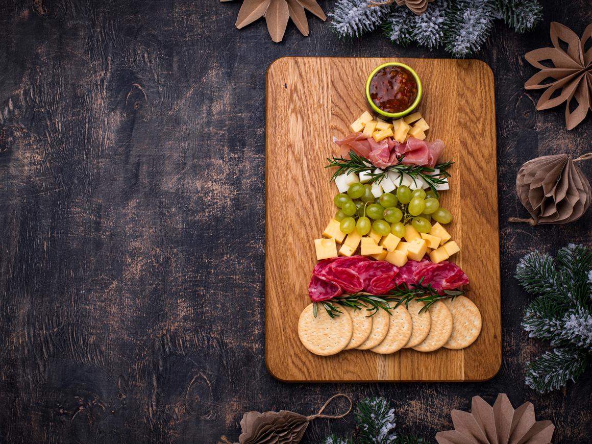 Charcuterie Weihnachtsbaum