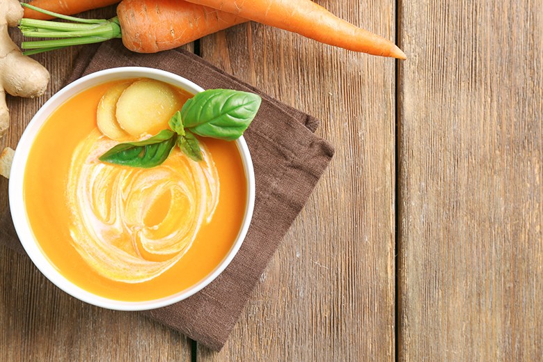 Möhrensuppe mit Ingwer