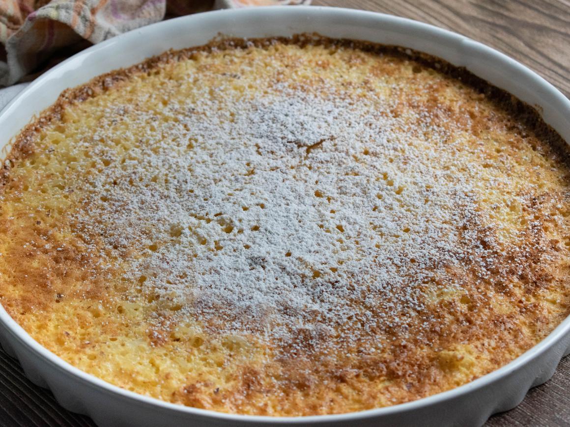 Veganer Reiskuchen mit Mandelmehl