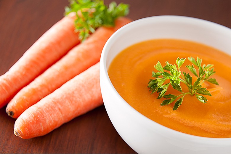 Möhrensuppe ohne Sahne