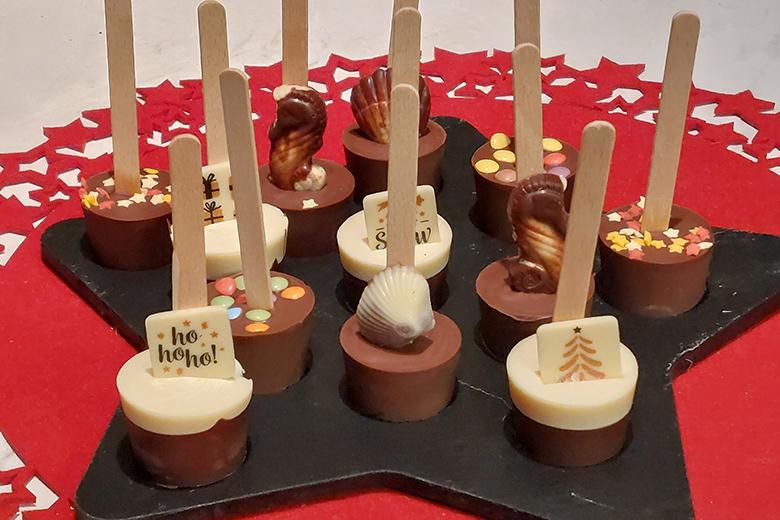Schoko-Sticks für heiße Schokolade