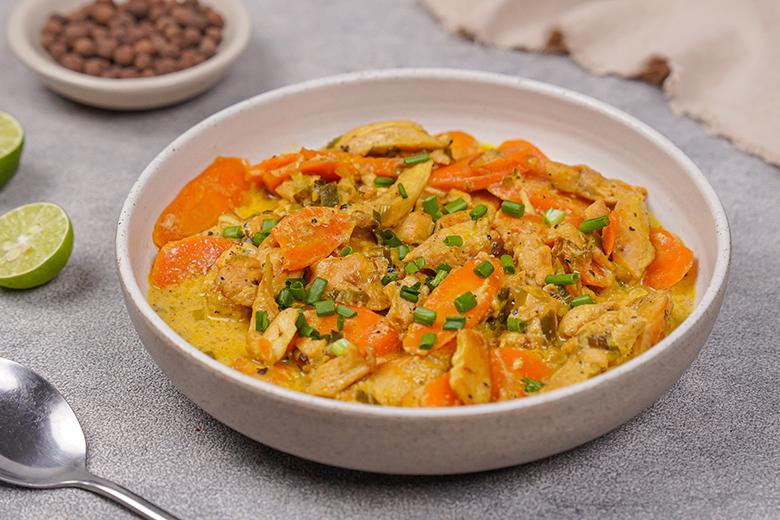 Curry Hähnchen-Pfanne