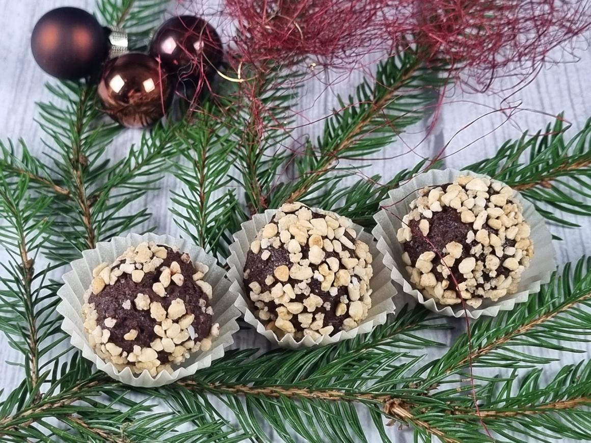 Schoko-Nuss-Pralinen