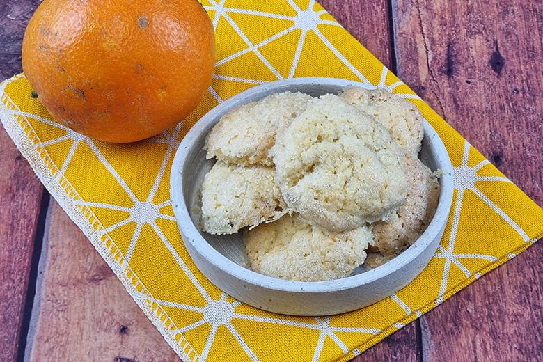 Orangenplätzchen