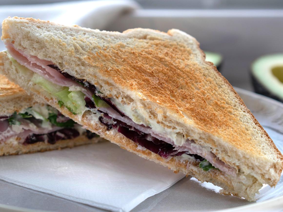 Sandwich mit Kochschinken