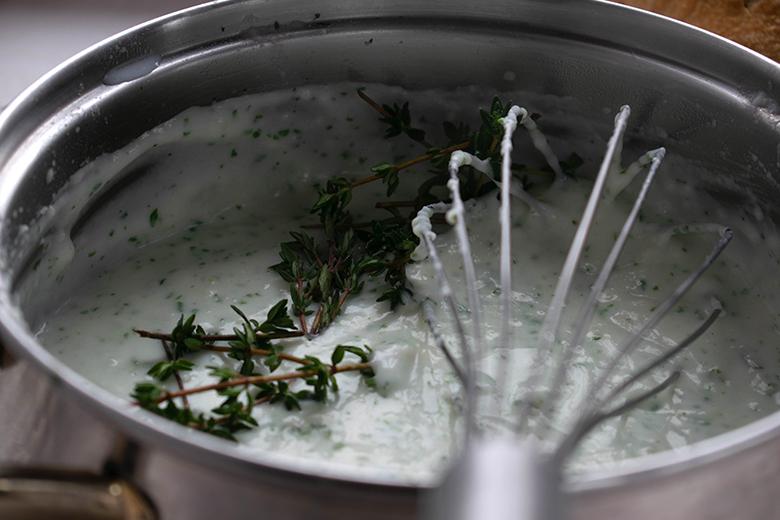 Mikrowellen-Pfefferminzsauce