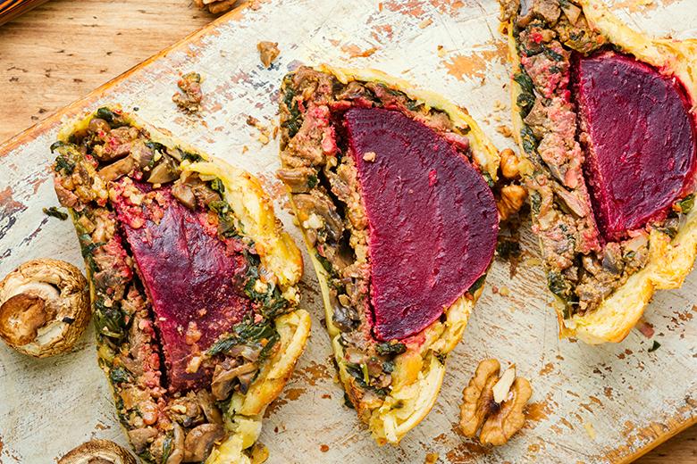 Beet Wellington vegan