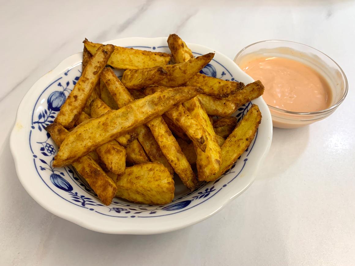 Knusprige Pommes aus dem Backofen