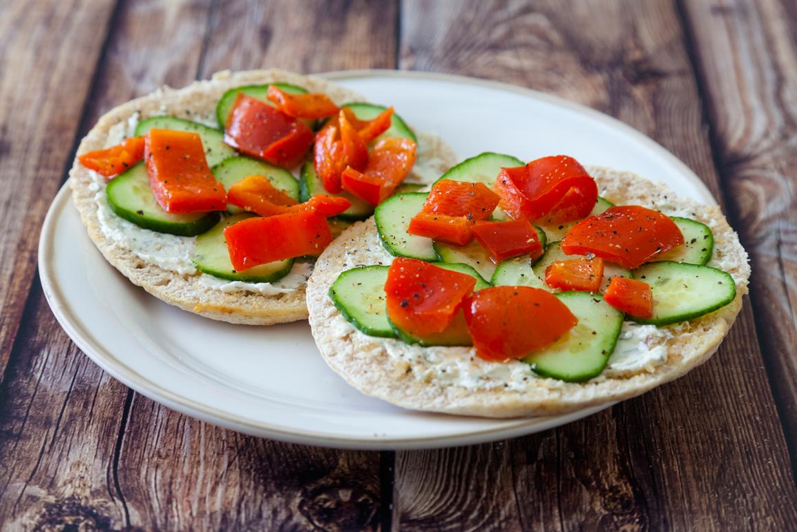 Fladenbrote mit Feta