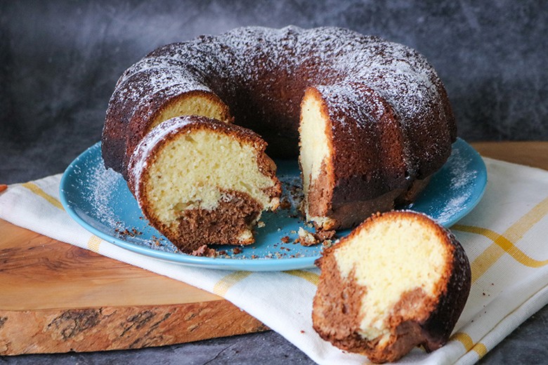 Marmorkuchen mit Schmand