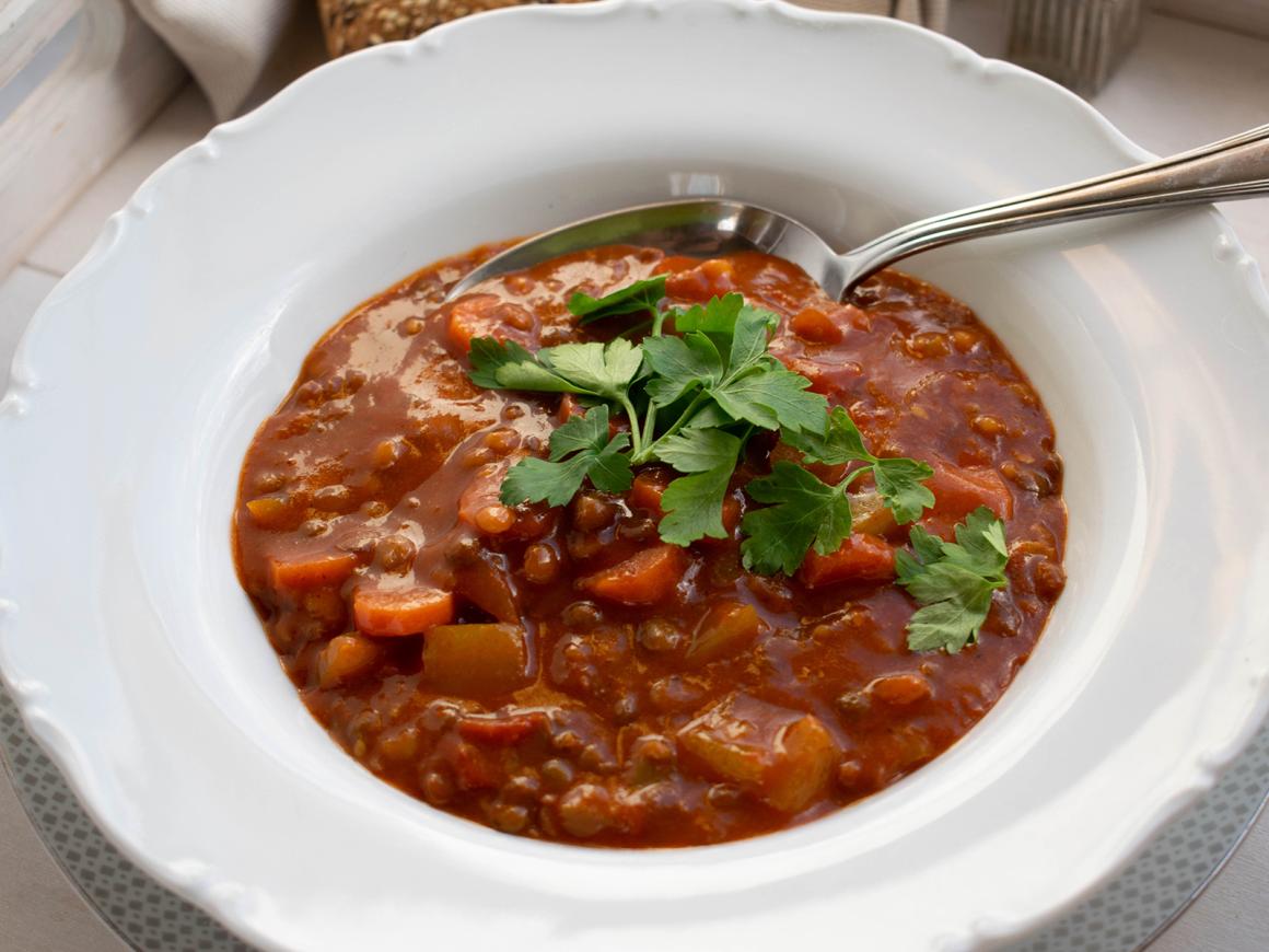 Gemüse-Linsen-Gulasch - Rezept