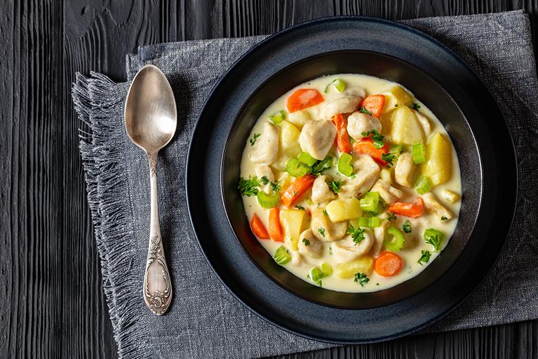 Hühnercremesuppe