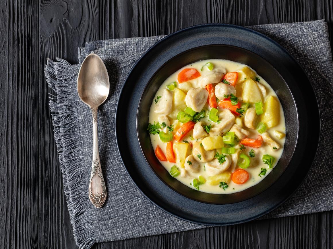 Hühnercremesuppe