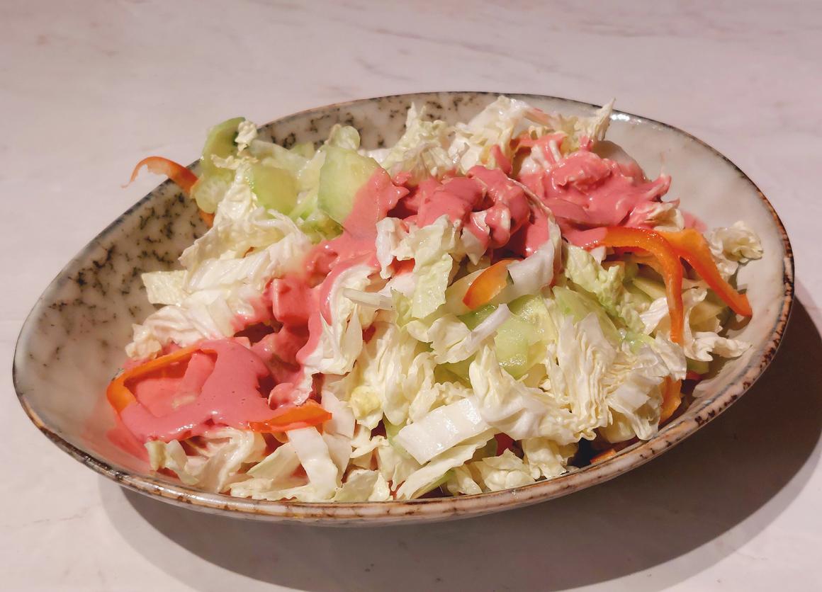 Salat mit Roter-Bete-Dressing