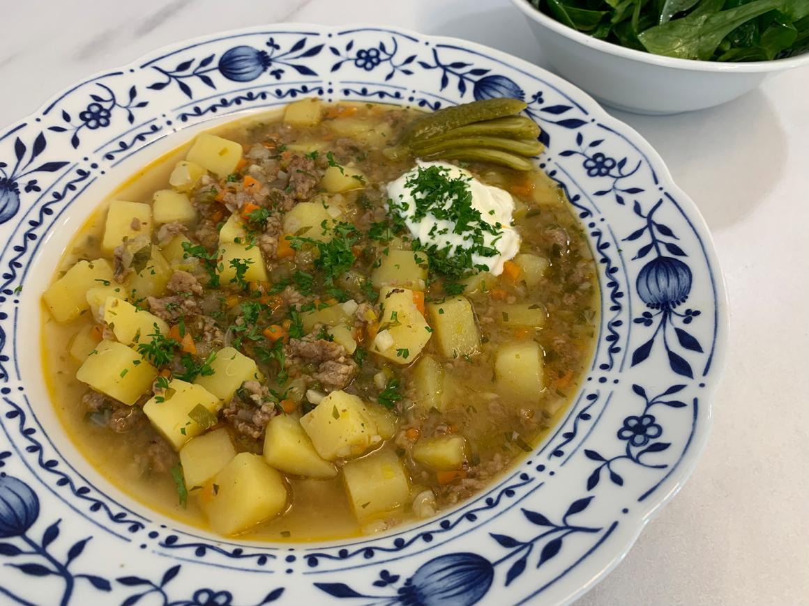 Herzhaftes Fricco mit Hackfleisch