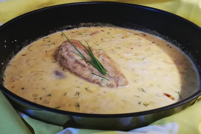 Hähnchen-Geschnetzeltes mit Champignons - Rezept