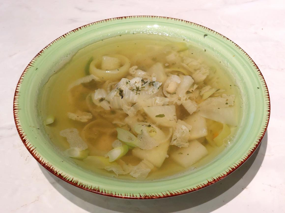 Kohlrabi-Lauch-Suppe