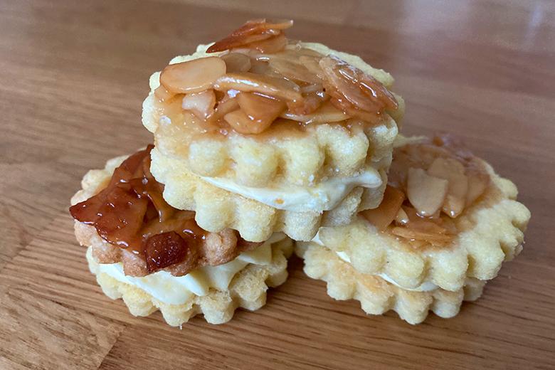 Bienenstich-Plätzchen