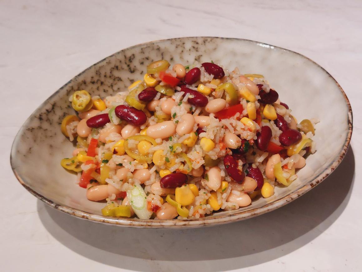 Bohnen-Reis-Salat