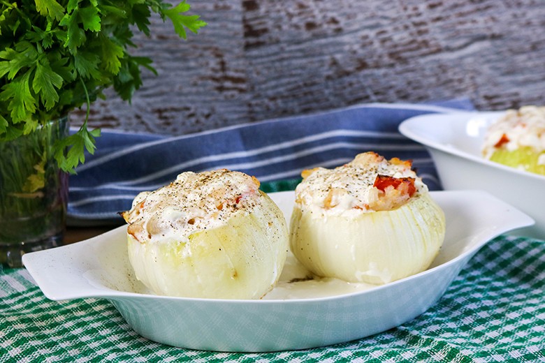 Gebackene Zwiebel