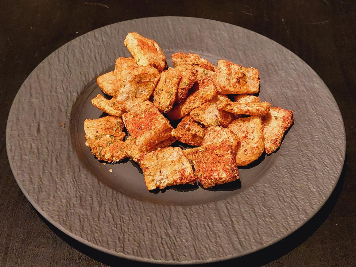Würzige Toast-Chips