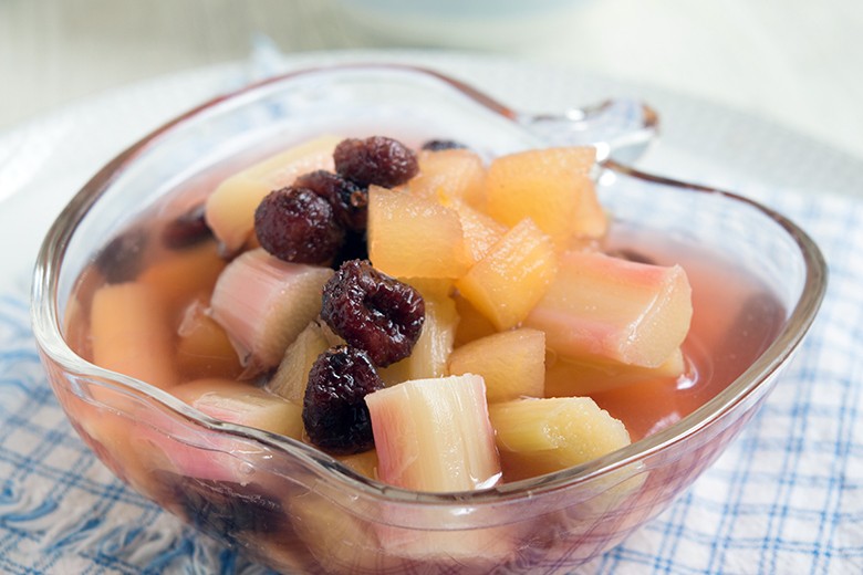 Rhabarberkompott mit Apfel