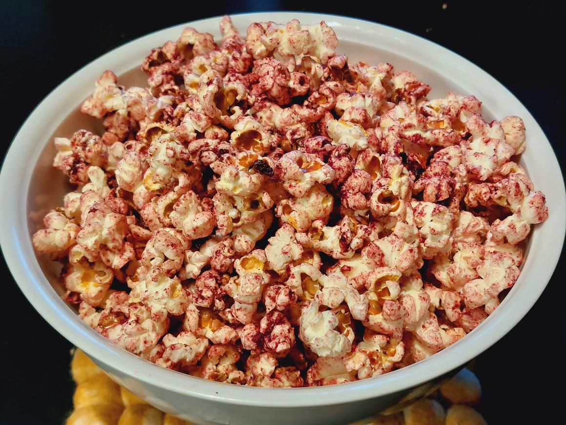 Purpur-Popcorn
