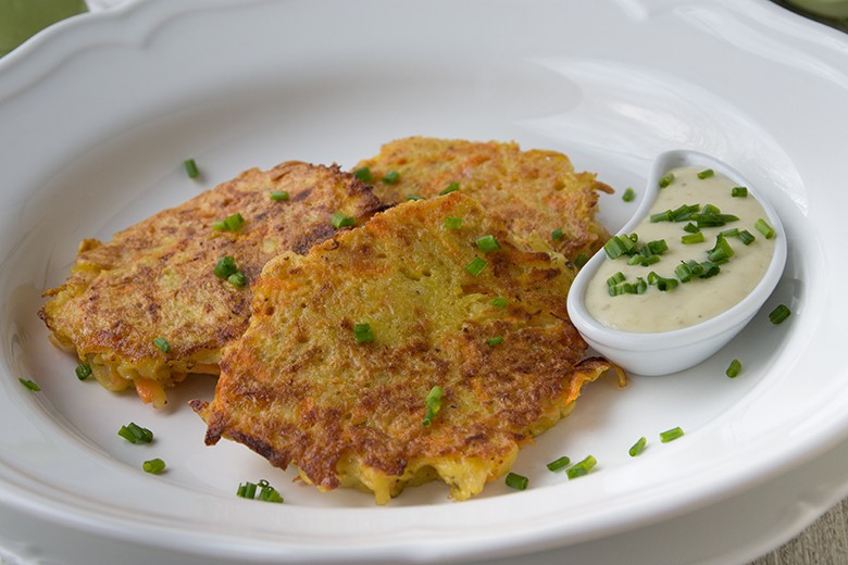 Reibekuchen mit Kürbis