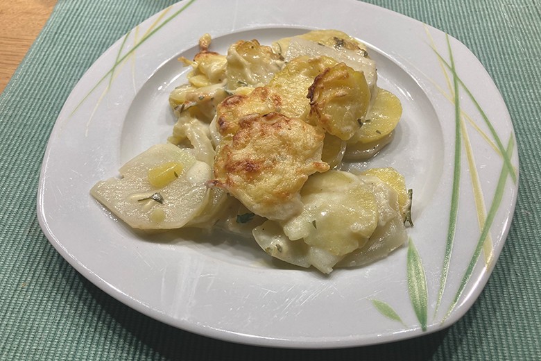 Kartoffel-Auflauf mit Kohlrabi