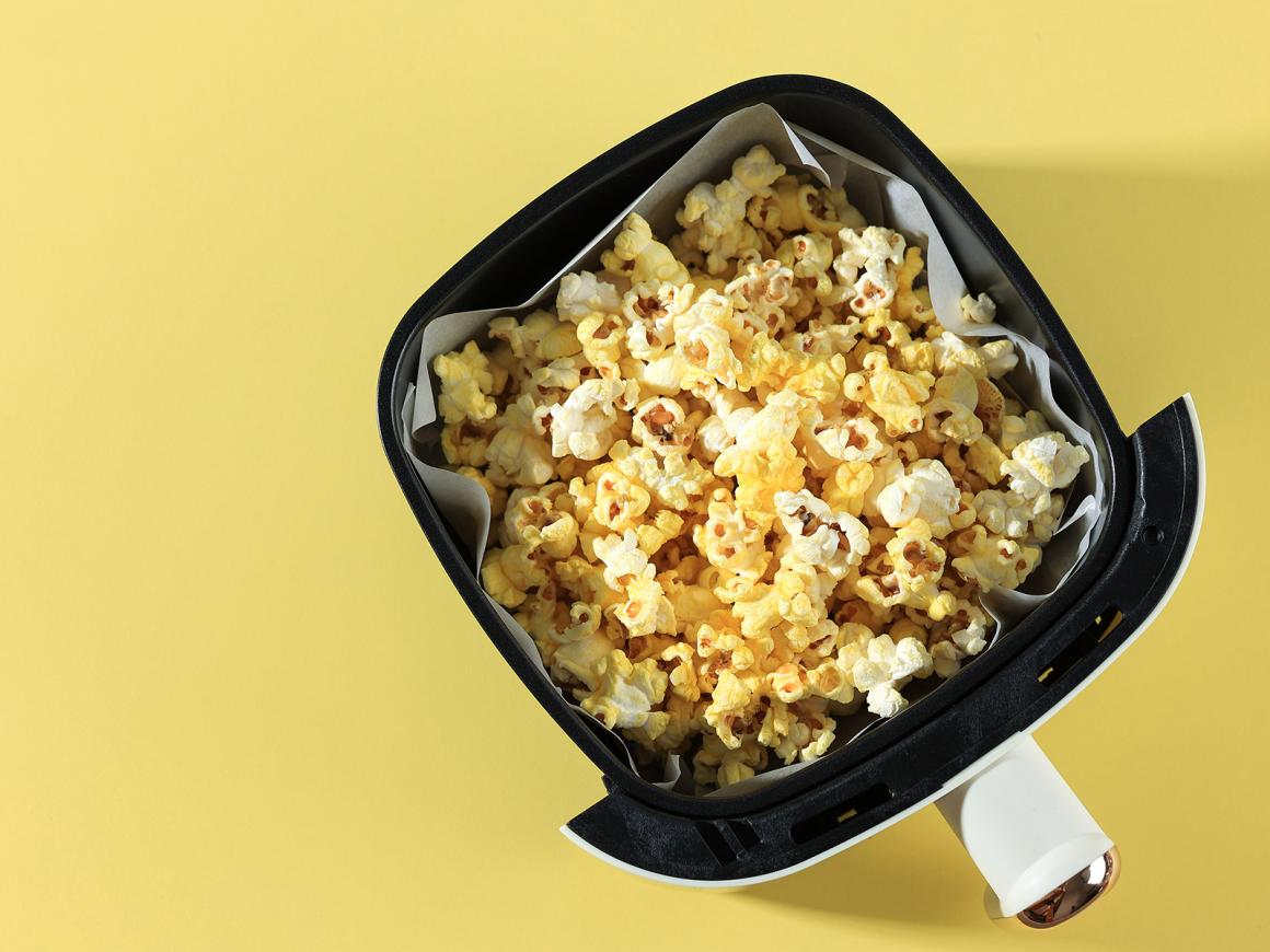 Popcorn aus der Heißluftfritteuse