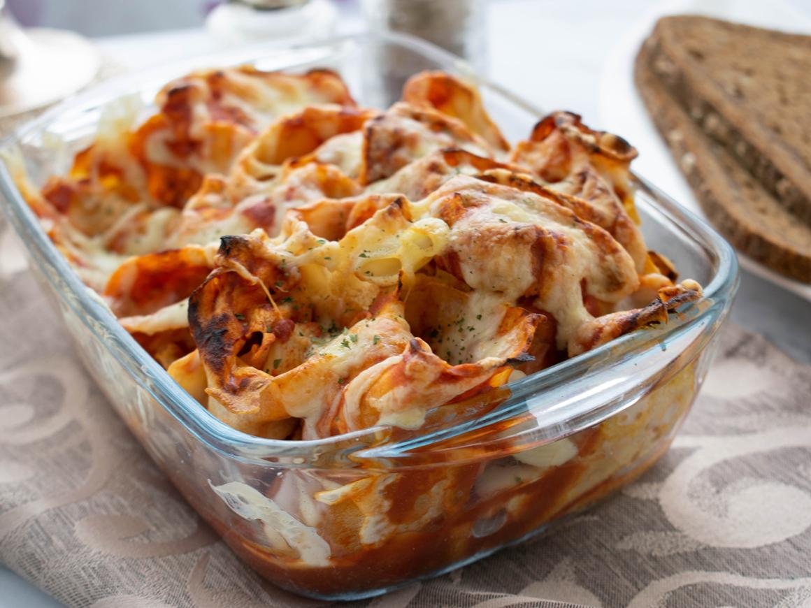 Crespelle mit Kräuter-Hack-Füllung