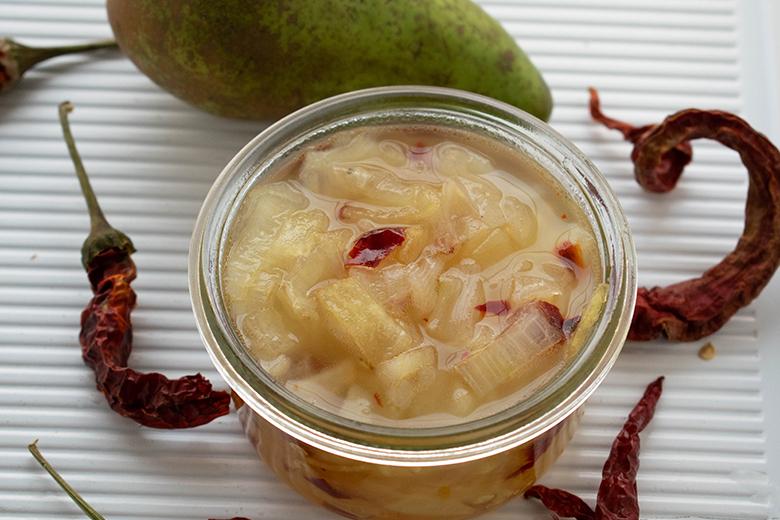 Zwiebel-Birnen-Chutney