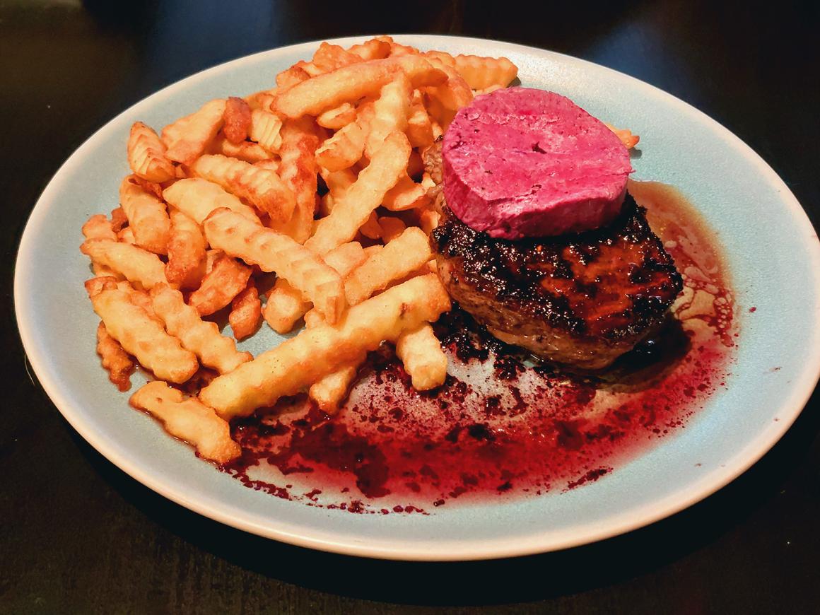 Roastbeef mit Rotweinbutter