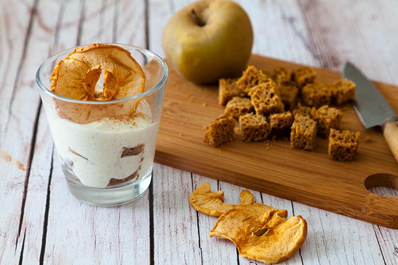 Lebkuchen-Apfel-Dessert