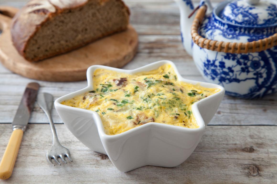 Mikrowellen-Bauernfrühstück