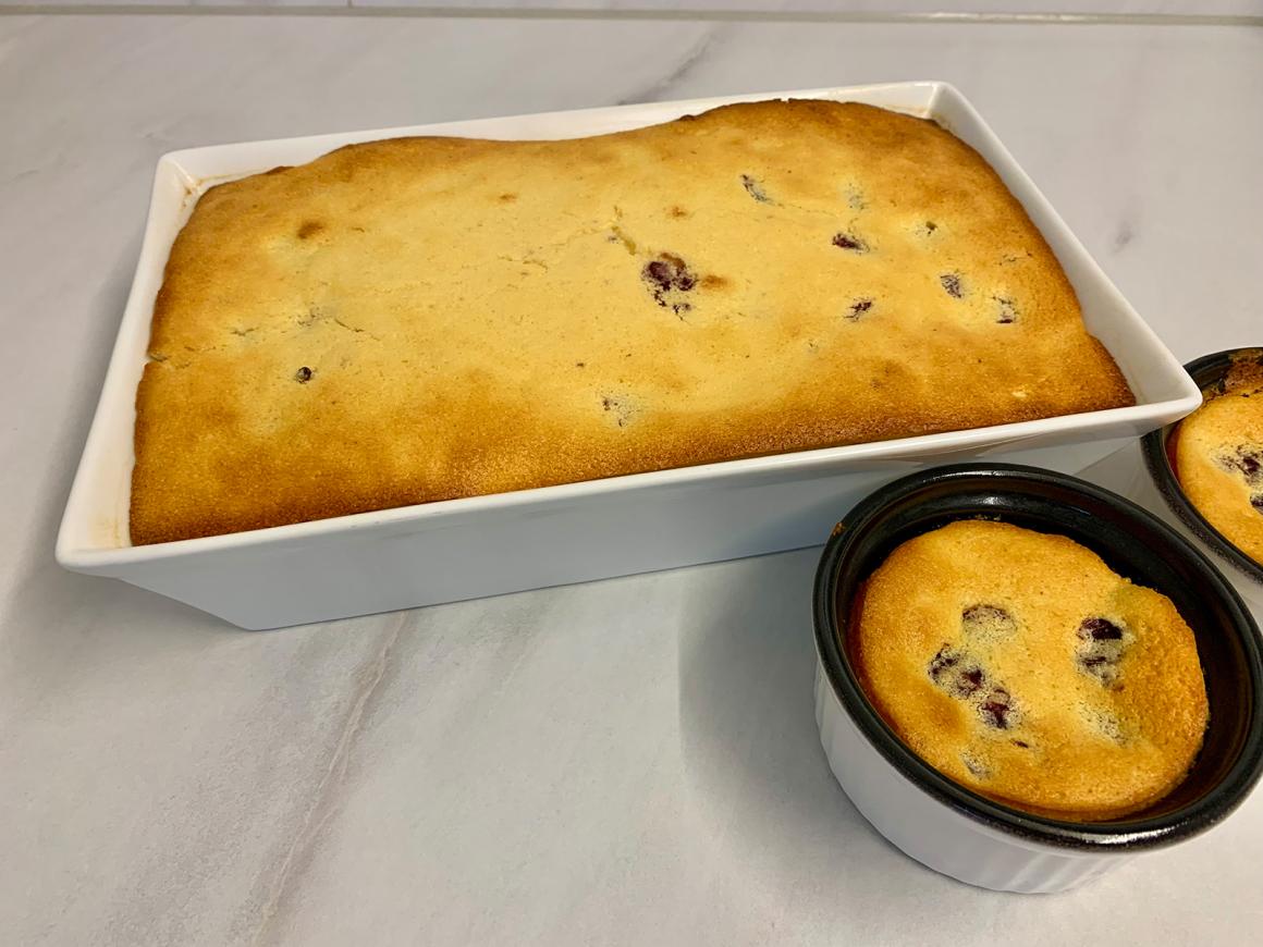 Quarkauflauf mit Sauerkirschen