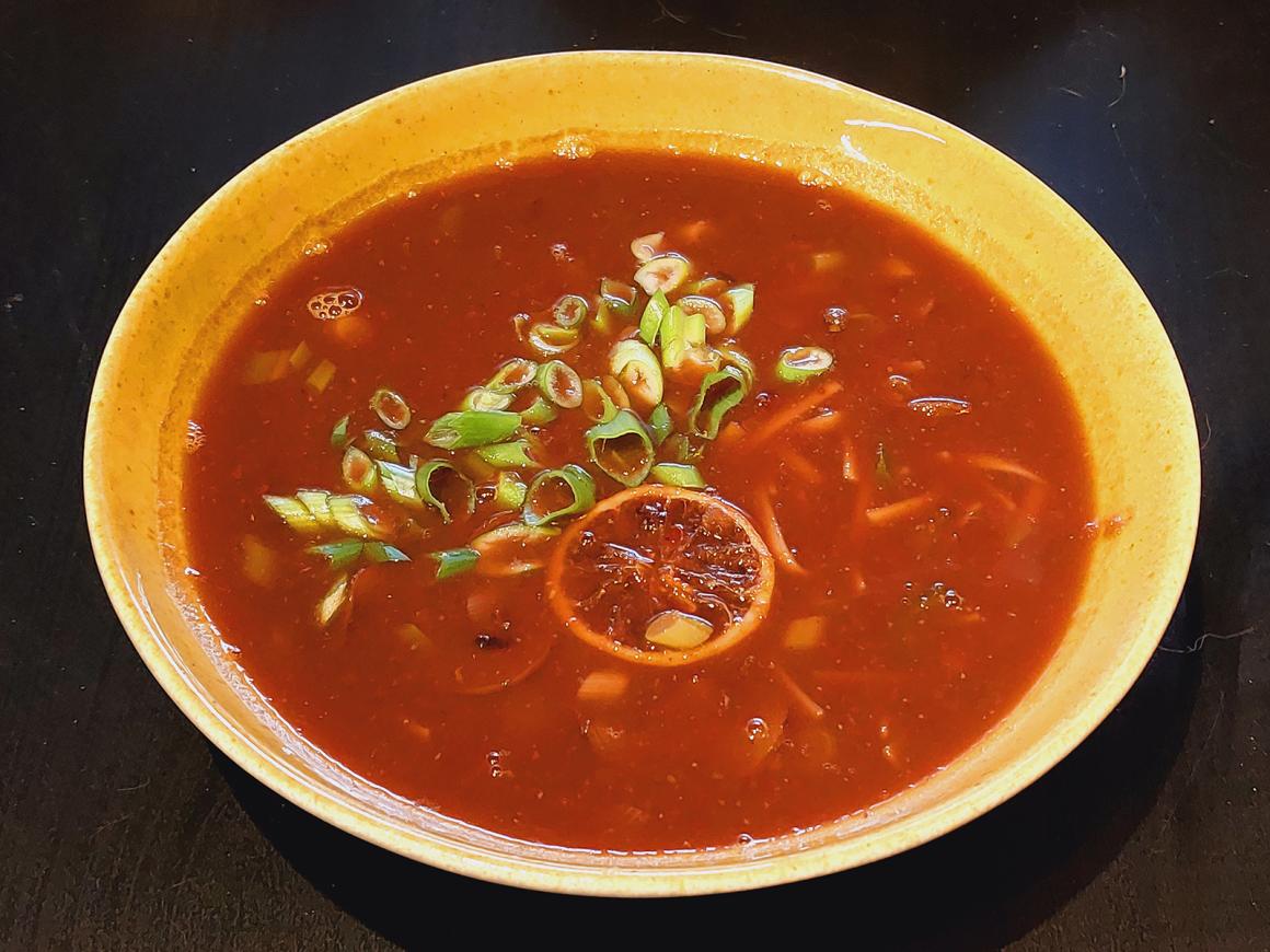 Thailändische Bambus-Suppe