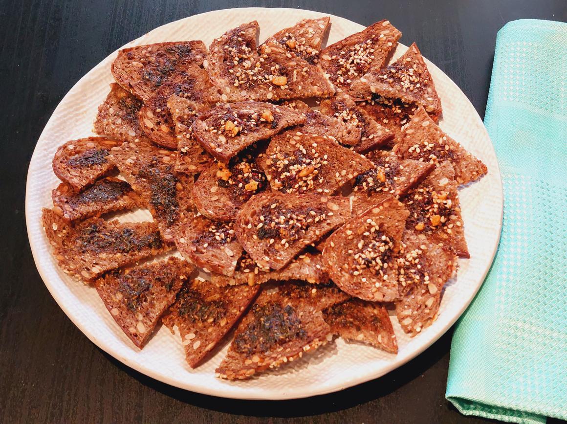 Würzige Brotchips