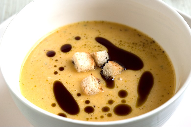 Kürbissuppe mit Ingwer
