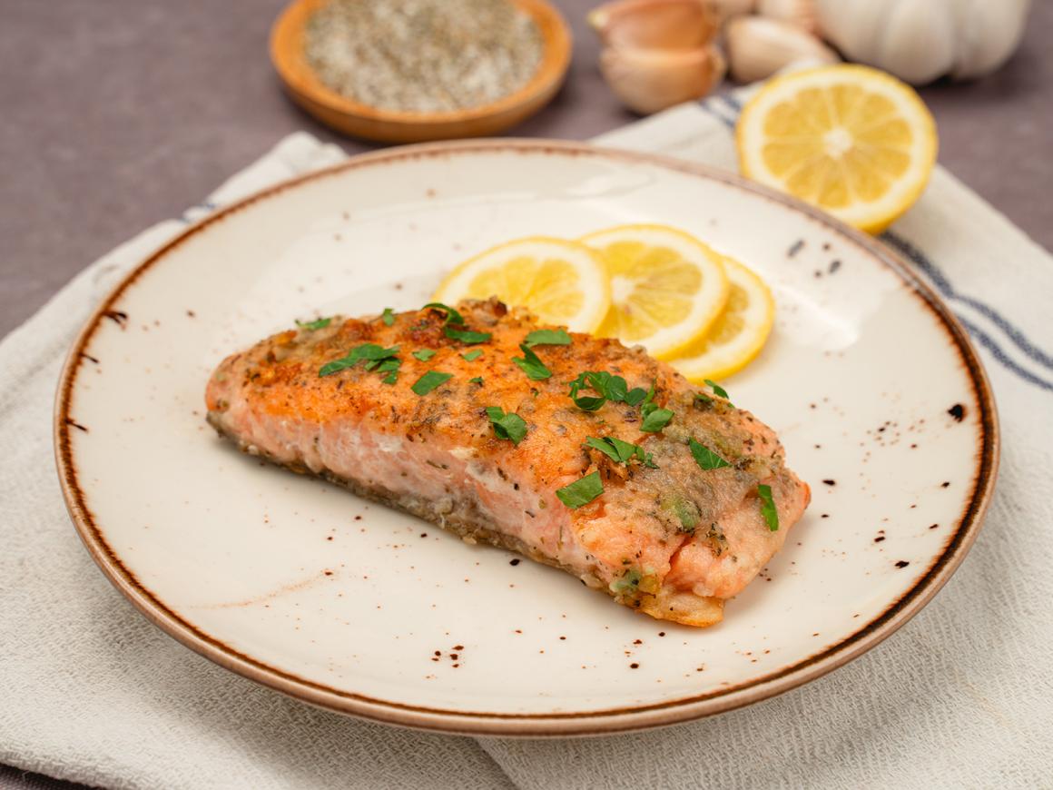 Schnelle Lachsfilets