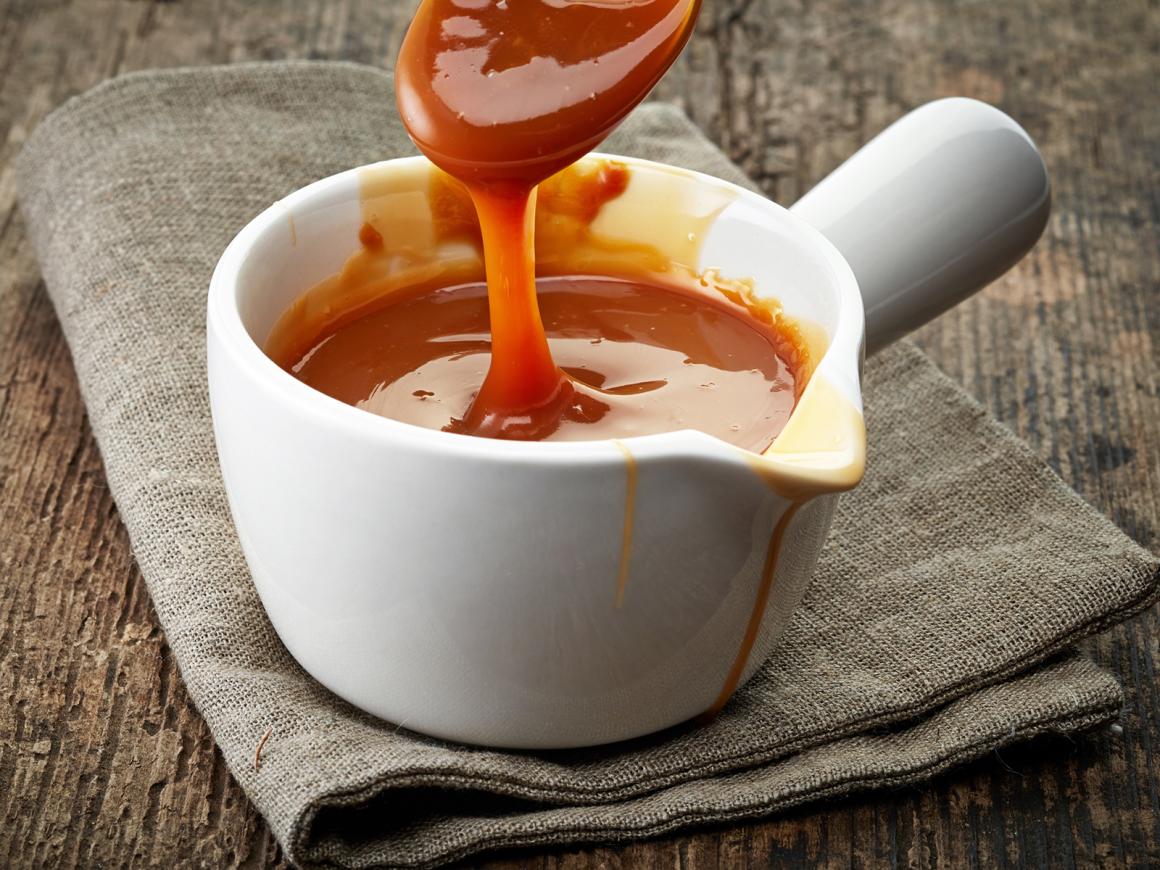 Selbstgemachte Karamellsauce