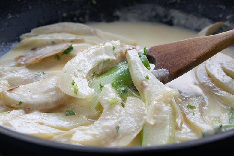 Fenchel in Sahnesauce
