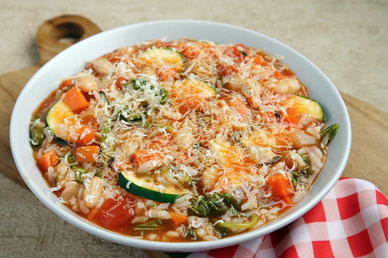 Minestrone mit Reis