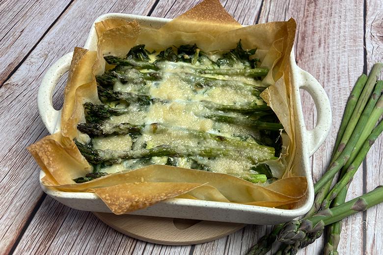 Bärlauch-Spargel-Tarte